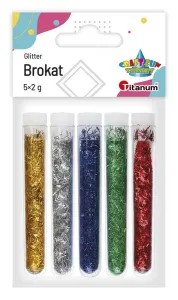 Titanum Craft-Fun Series třpytivé nitě metalické 5 barev. (BNM5)
