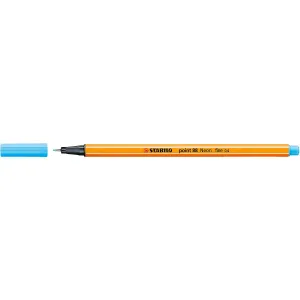 Inkoustové pero Stabilo POINT, modré 0,4 mm, 1 barva (88/031)