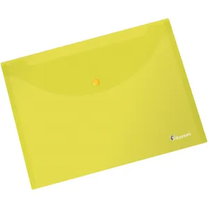 Složka na obálky PP Titanum A4 se žlutým pruhem (TK4TYL)