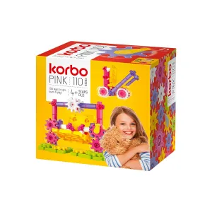 Korbo Růžové plastové cihly (R.1406)