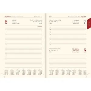 Lucrum Vivella B5 172mm x 240mm (51T-D) knižní kalendář (diář)