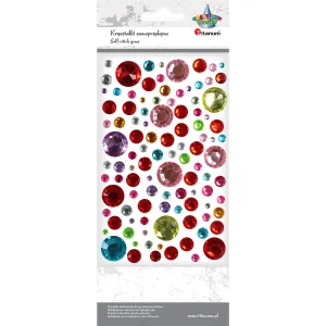 Samolepicí obruče z krystalů řady Titanum Craft-Fun Mix
