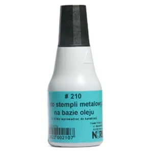 Noris inkoust na kovová razítka 25 ml černý