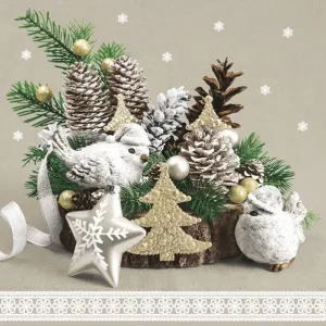 Vánoční ubrousky Pol-mak - mix 330 mm x 330 mm (SL GW)