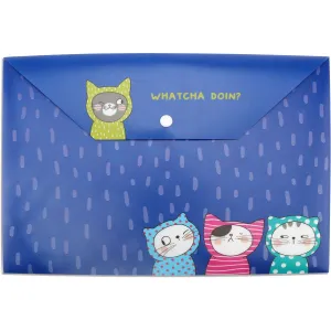 Plastová zaklapávací složka Happy Color A4 barva: mix (MG ADM929FM)