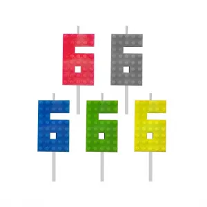 Narozeninová svíčka Godan číslo 6 (7C-SUK6)