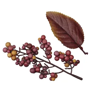 Dekorativní sada Titanum Craft-Fun Series Berry Bunch with Leaf (20608)