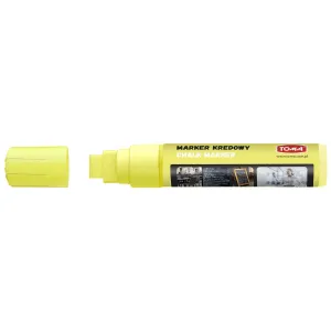 Specializovaný křídově žlutý popisovač Tom, žlutý 8,0 - 5,0 mm zkrácený hrot (To-290)