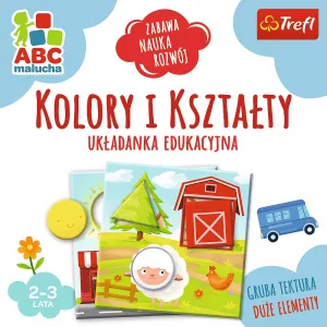 Vzdělávací hra Trefl ABC barev a tvarů pro nejmenší (01939)