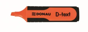 Zvýrazňovač Donau D-Text, oranžový 1,0-5,0 mm (7358001EN-12)