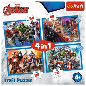 Puzzle Trefl Avengers 4v1 el. (34386)