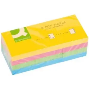 Q-Connect samolepicí bločky mix 100 ks 38 mm x 51 mm (KF02516)