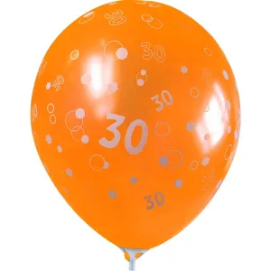 Amscan gumový balónek 6 ks 30 (996544)