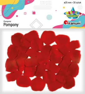 Titanum Craft-Fun Series bambulky červené 30 ks (283063)