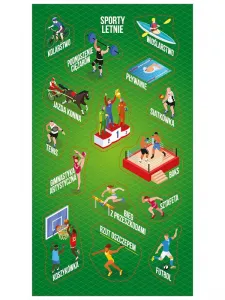 Nálepka (samolepka) Ranok Creative Letní sporty