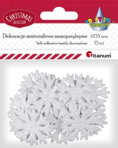 Látkový ornament Titanum Craft-Fun Series Snowflakes (MTCR-BY387)