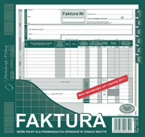 Ofsetový tisk Michalczyk i Prokop Hrubá DPH faktura 2/3 A4, 80 listů,o+1 kopie 2/3 A4 80k. (142-2E)
