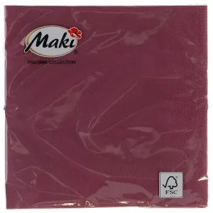Ubrousky Pol-mak - fialové 330 mm x 330 mm (00054)