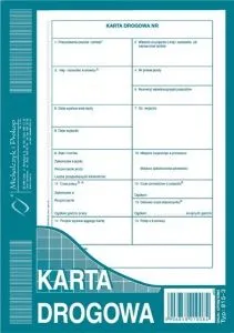 Ofsetový tisk Michalczyk i Prokop silniční karta (číslovaná) A5 50k. (815-3-N)