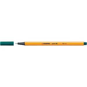 Inkoustové pero Stabilo, tyrkysové 0,4 mm, 1 barva (88/53)