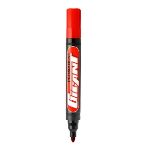 Kamet permanentní popisovač GIGANT, červený 1,5-2,5mm kulatý hrot (K-1069)