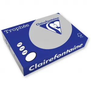 Barevný papír Trophee A4 - pan šedý 160g (xca41009)