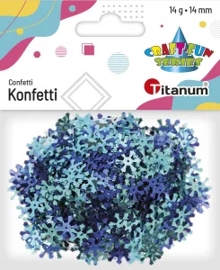 Titanum Craft-Fun Series konfetové sněhové vločky 14mm (284807)