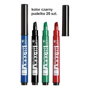 Permanentní popisovač Fibracolor Hi-Text 580/PB, černý, 6,0 mm, zkrácený hrot