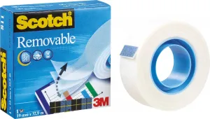 Odnímatelná kancelářská páska Scotch matná 19 mm 32,9 m (810)
