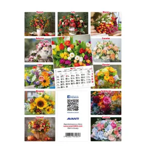 Vícepanelový nástěnný kalendář Avanti 230 mm x 320 mm (5901769620056)