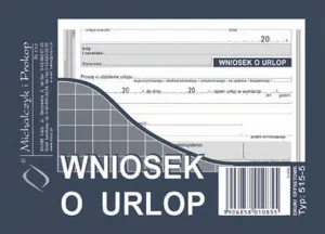 Ofsetový tisk Michalczyk i Prokop Žádost o dovolenou A6 40k. (515-5)