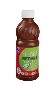 Lefranc&Bourgeois REDIMIX temperová barva: hnědá 500ml 1 barva. (188015)