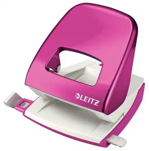 Děrovačka Leitz NeXXt WOW Pink Metallic 30k (50081023)