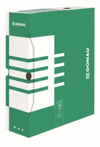 Kartotéka Donau A4 - zelená 100 mm x 340 mm x 297 mm (7661301FSC-06)