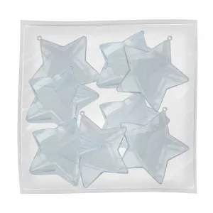 Titanová akrylová ozdoba Craft-Fun Series star 80mm