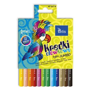 Tetis pastelky Jumbo Tetiski 12 barev (KO002-JB)