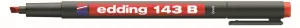 Červené kuličkové pero Edding 143B