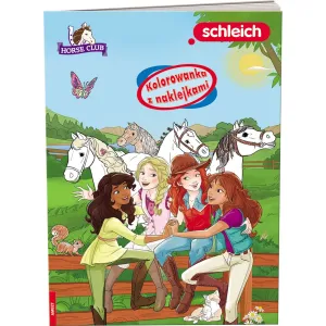 Dětská kniha Ameet Horse Club. Omalovánky s nálepkami
