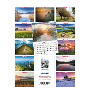 Nástěnný kalendář Avanti Landscapes 230mm x 305mm (5901769620001)