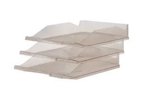 Zásuvka na dokumenty Bantex Budget - kouřová 350 mm x 255 mm x 60 mm (400109723)