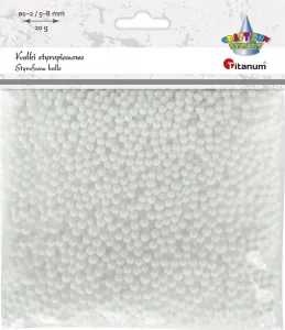 Ozdoba z polystyrenových kuliček řady Titanum Craft-Fun Series