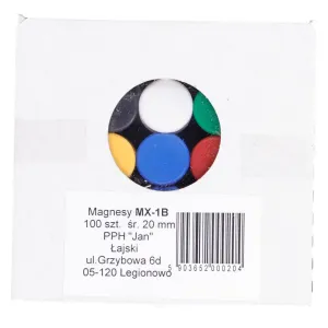 Magnet Jan - mix o průměru 20 mm (MX-1B)