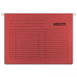 Závěsný pořadač Donau A4 - červený 230g (7410905PL-04)