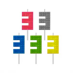 Narozeninová svíčka Godan číslo 3 (7C-SUK3)