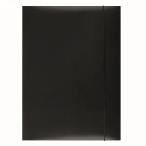 Kancelářské potřeby A4 kartonová složka na gumičky barva: černá 300g (21191131-05)
