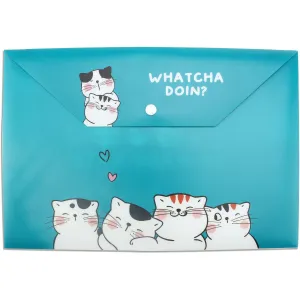 Plastová zaklapávací složka Happy Color A4 barva: mix (MG ADM929FM)