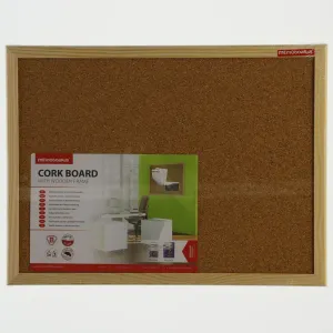Korková tabule Memoboards v dřevěném rámu 300 mm x 400 mm (TC34)