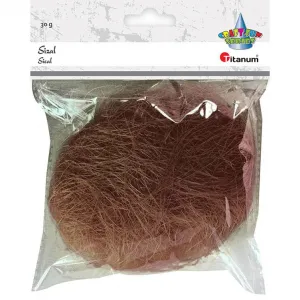 Sisal Titanum Craft-Fun Series hnědý 30g
