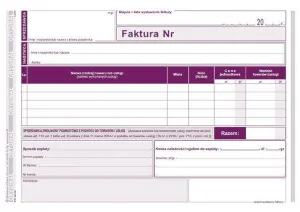 Ofsetový tisk Michalczyk i Prokop Faktura pro plátce osvobozené od DPH A5 80k. (203-3E)