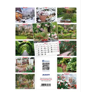 Vícepanelový nástěnný kalendář Avanti 230 mm x 320 mm (KSM-10)